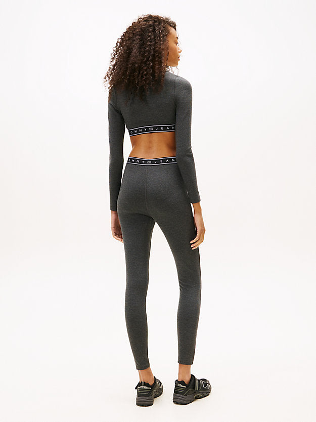 Long Sleeve Slim Crop Top