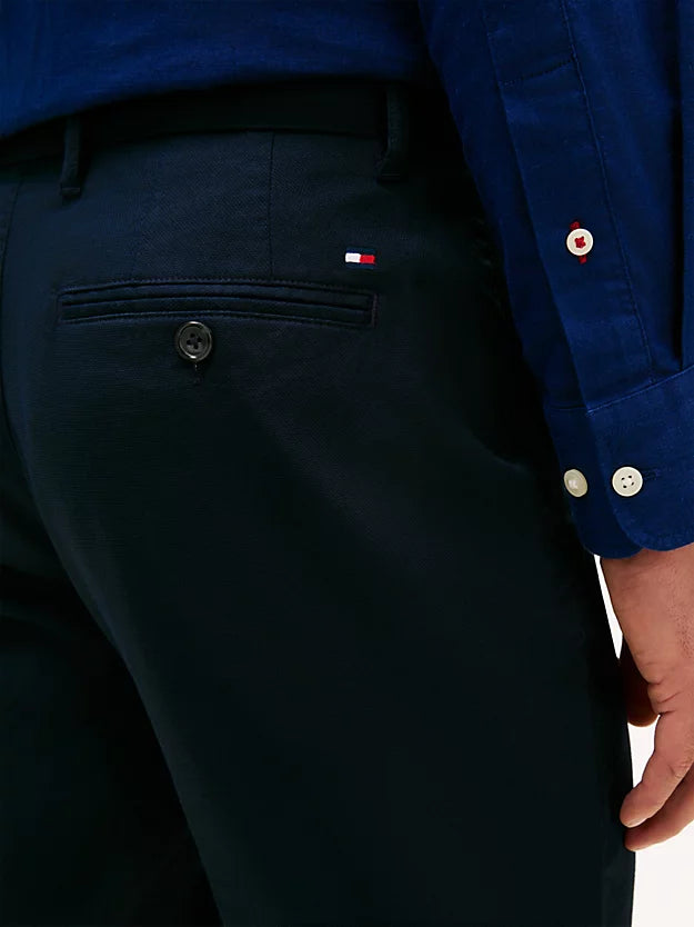 Denton Honeycomb Texture Straight Leg Chinos