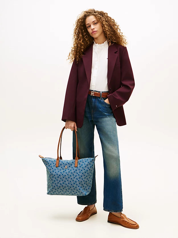 Flag Denim Tote Bag