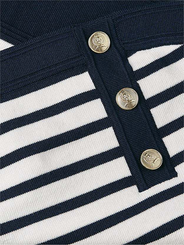Gold-Tone Button Knit Extra Slim Bandeau