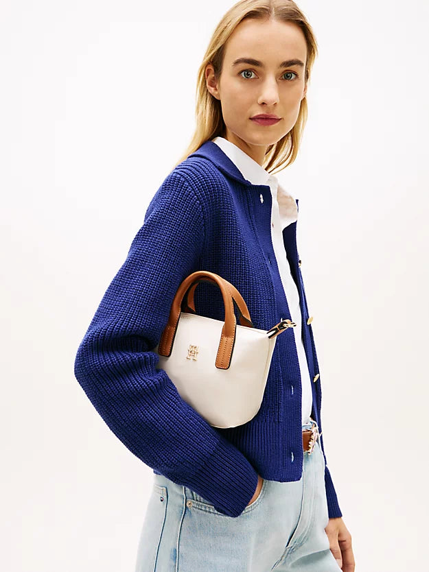 Monogram Crossbody Tote Bag