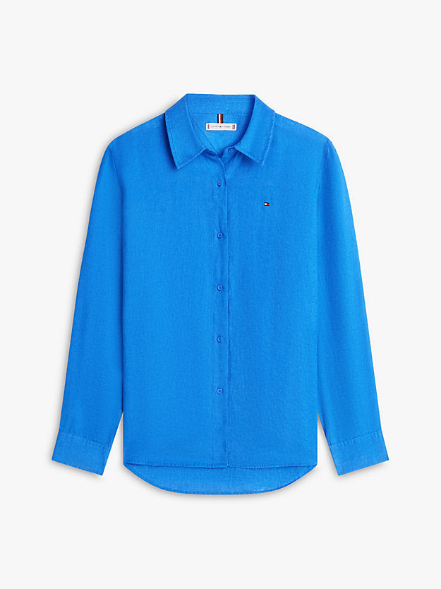 Relaxed Fit Pure Linen Shirt