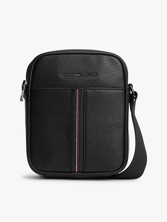 Pebble Grain Crossbody Reporter Bag