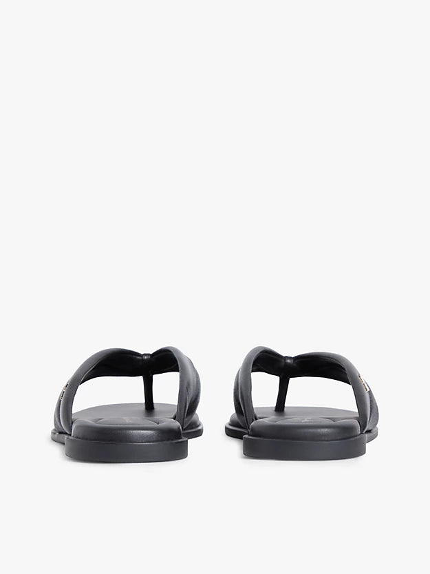 Leather Toe Post Flat Sandals