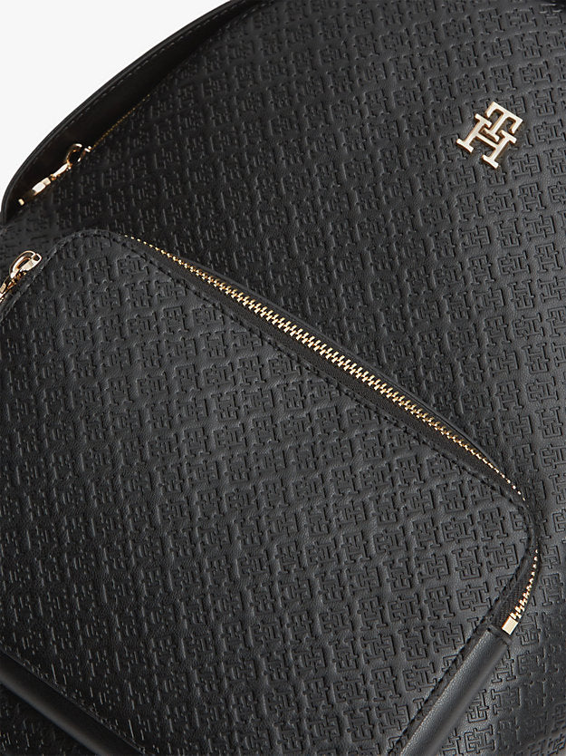 Monogram Debossed Dome Backpack