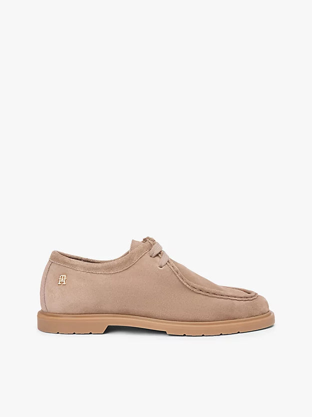 Monogram Suede Moc Toe Loafers