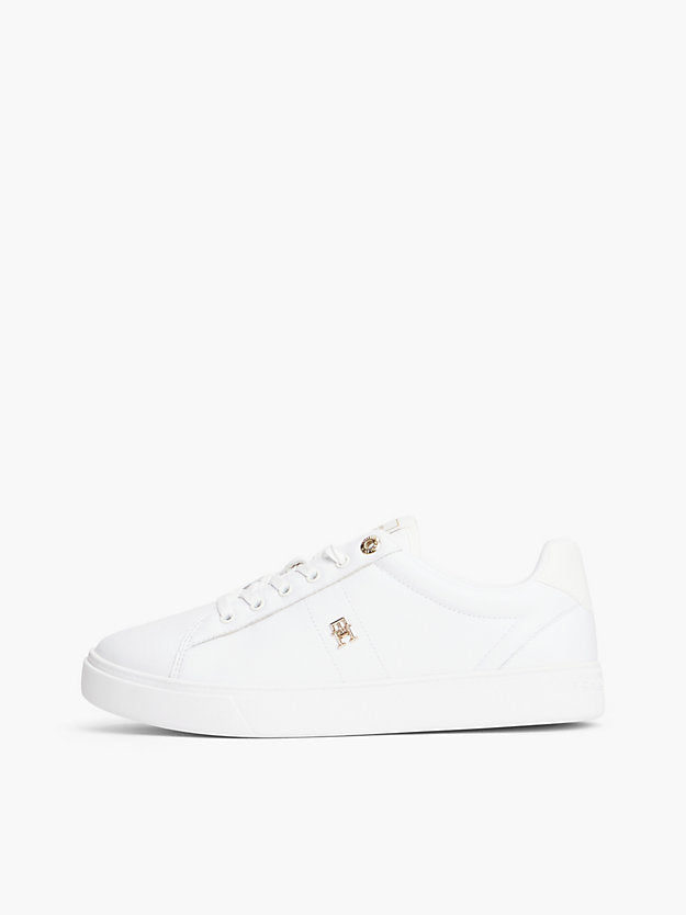 Leather Monogram Court Trainers