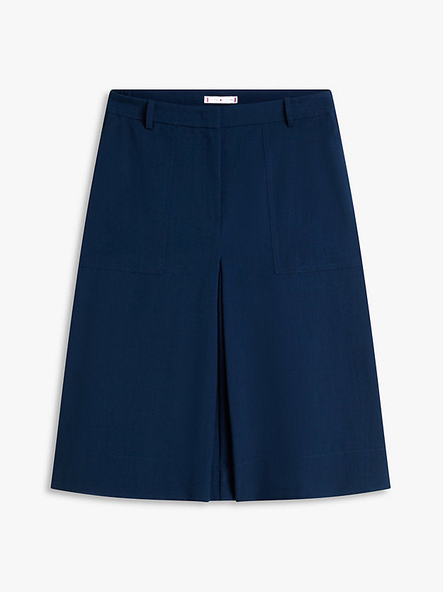 Tailored Utility A-Line Skirt