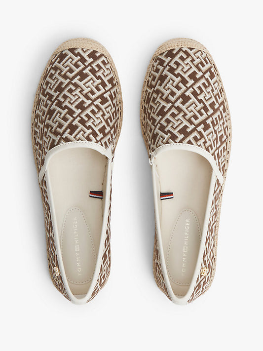 Monogram Plaque Jacquard Espadrilles