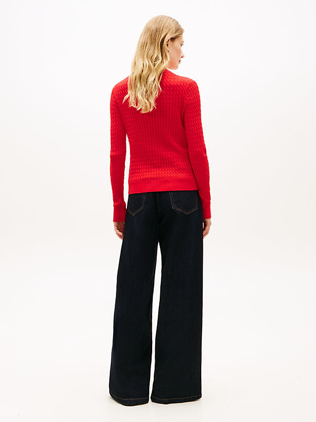 Cable Knit Crew Neck Jumper