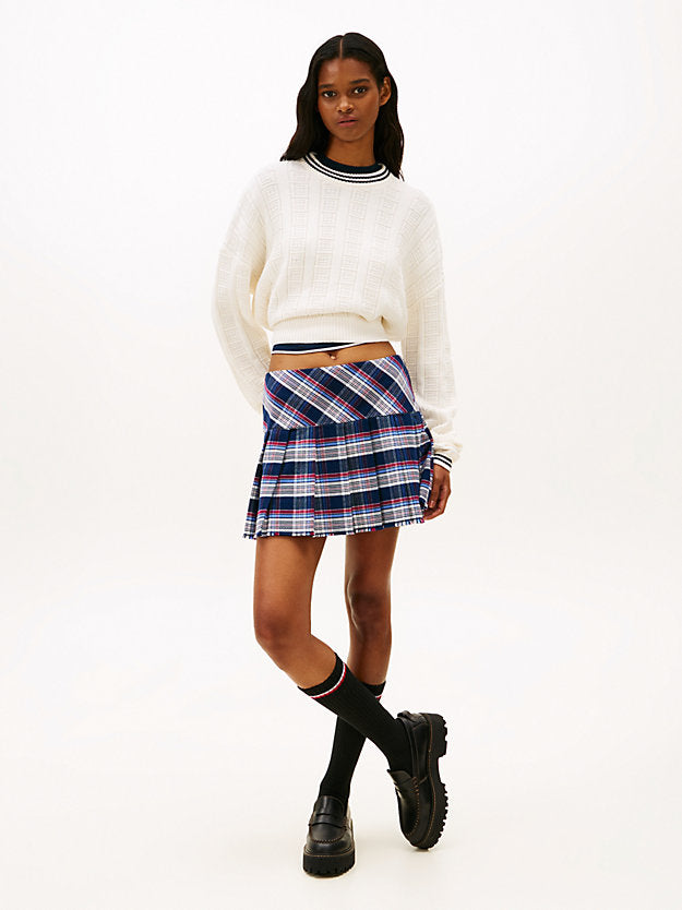 Flag Cable Knit Relaxed Jumper