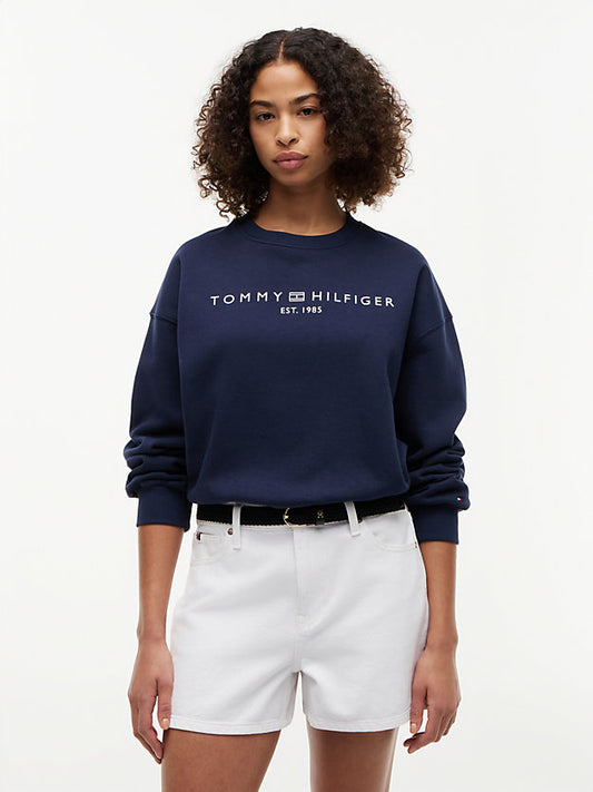 Logo Relaxed Fleece Sweatshirt