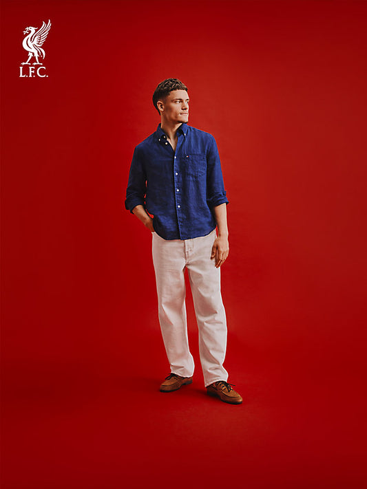 Regular Fit Washed Pure Linen Shirt