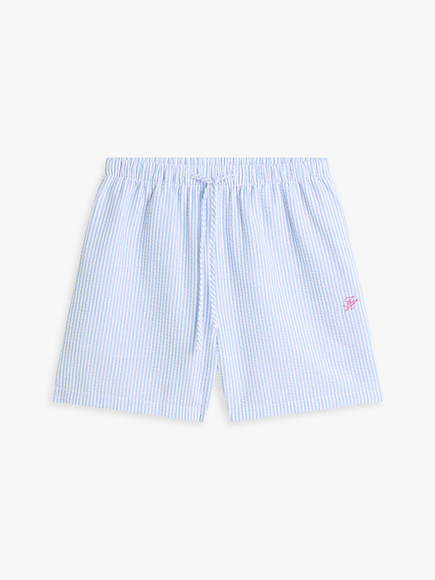 Seersucker Cover-Up Shorts