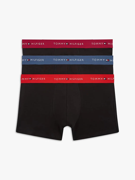 3-Pack Signature Repeat Logo Waistband Trunks