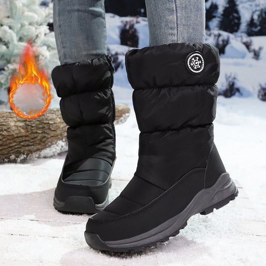 🔥Letzter Tag Promotion 50% RABATT - Damen hochwertige Winter-Schneestiefel (mittelhoch)