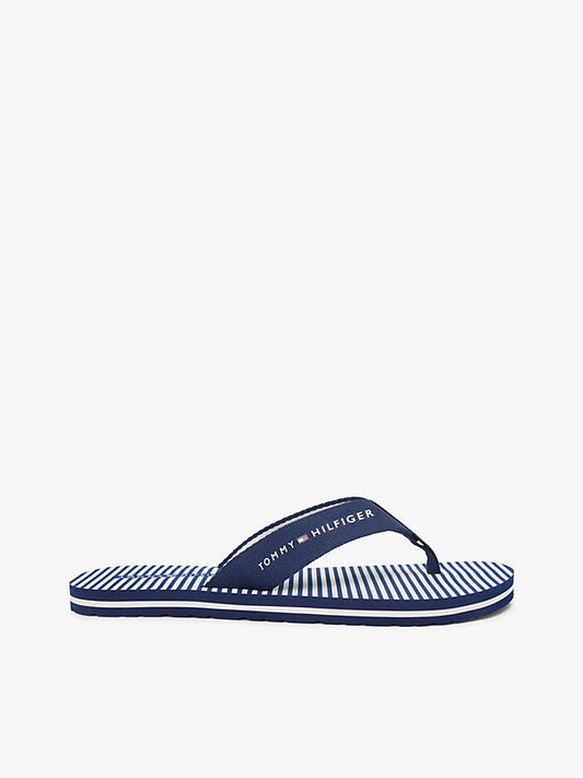 Webbing Strap Ithaca Stripe Flip-Flops