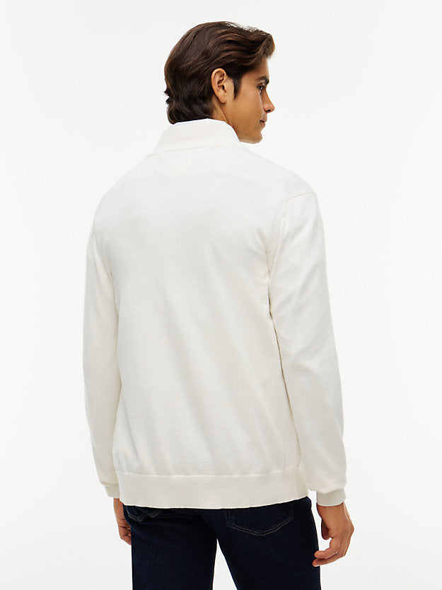 Flag Embroidery Zip-Thru Jumper
