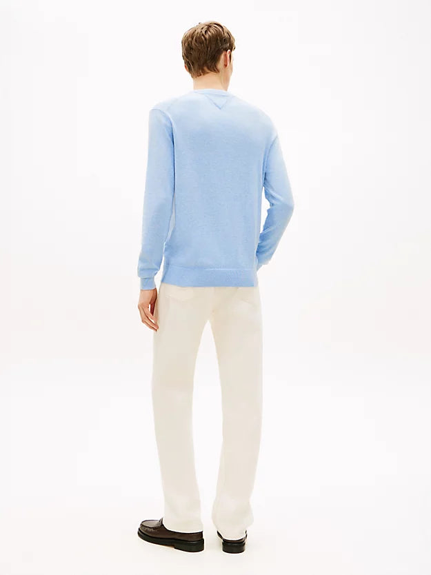 Flag Embroidery Crew Neck Jumper