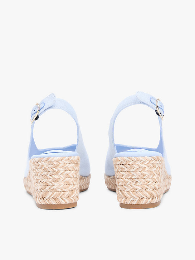 Hemp Slingback Wedge Espadrilles