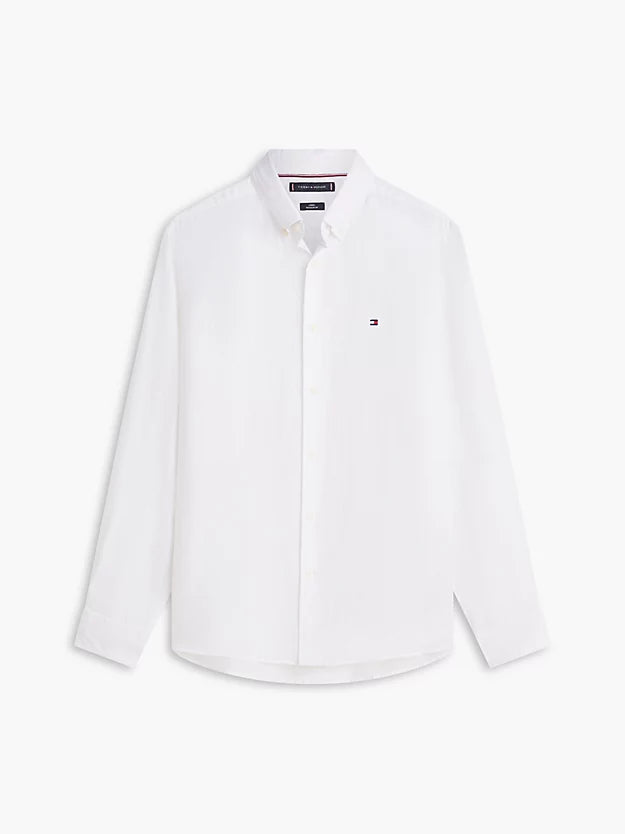 Regular Fit Washed Pure Linen Shirt