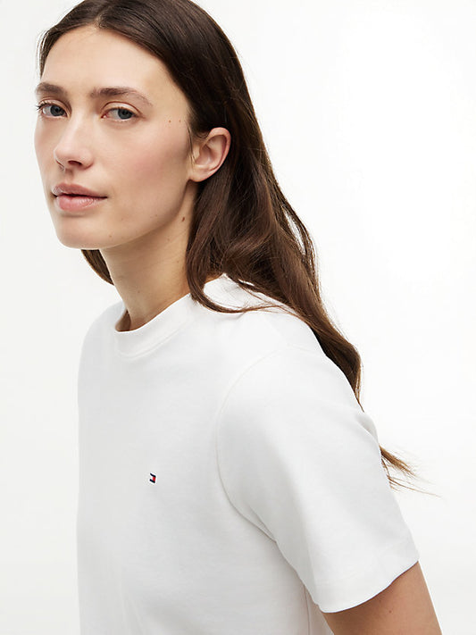 Boxy Interlock Knit T-Shirt