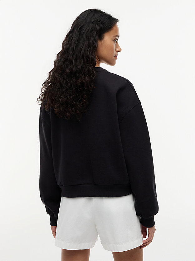 Logo Relaxed Fleece Sweatshirt