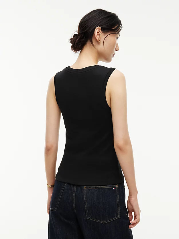 Slim Crew Neck Tank Top