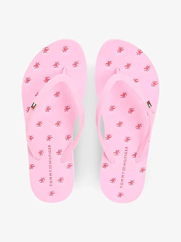 Repeat Logo Platform Flip-Flops