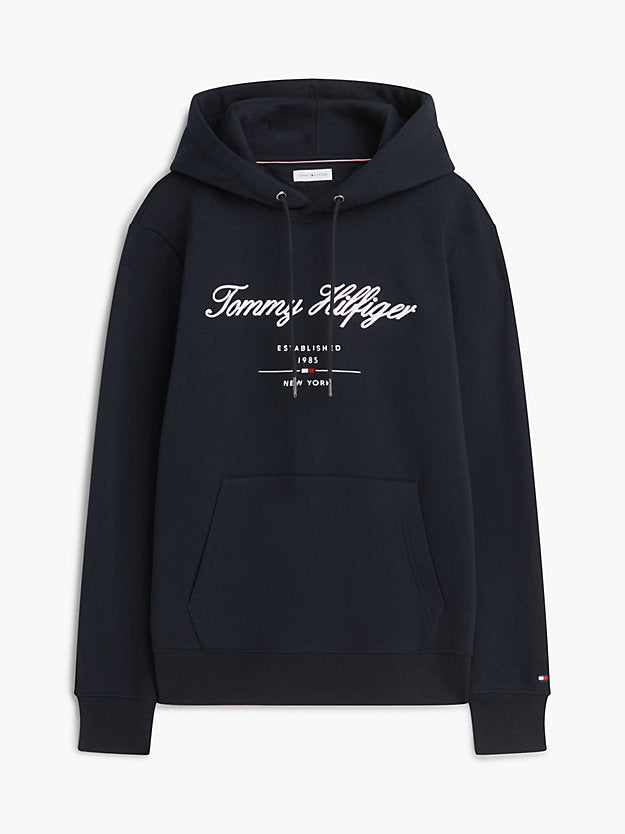 Logo Embroidery Fleece Hoody