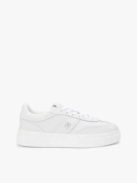 Leather Monogram Court Trainers
