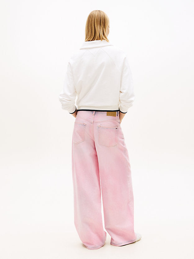 Mid Rise Loose Wide Leg Jeans