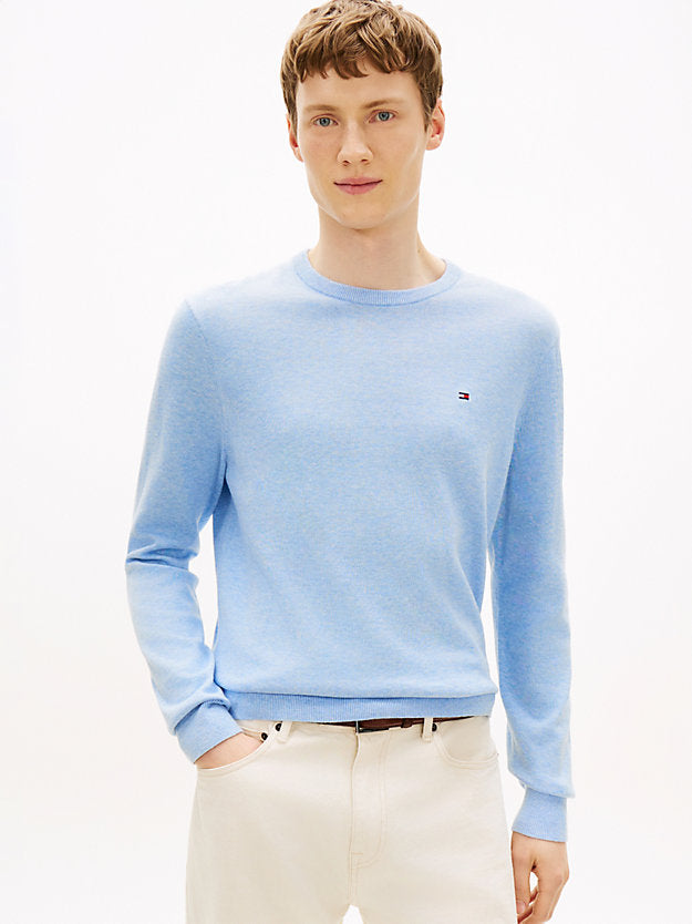 Flag Embroidery Crew Neck Jumper