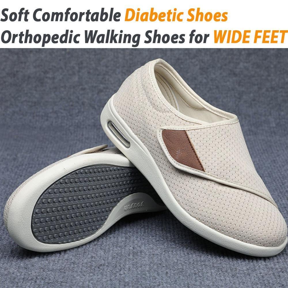 Chaussures diabétiques larges, souples et confortables, chaussures de marche