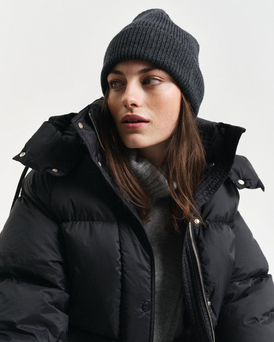 Ribbed Wool Beanie