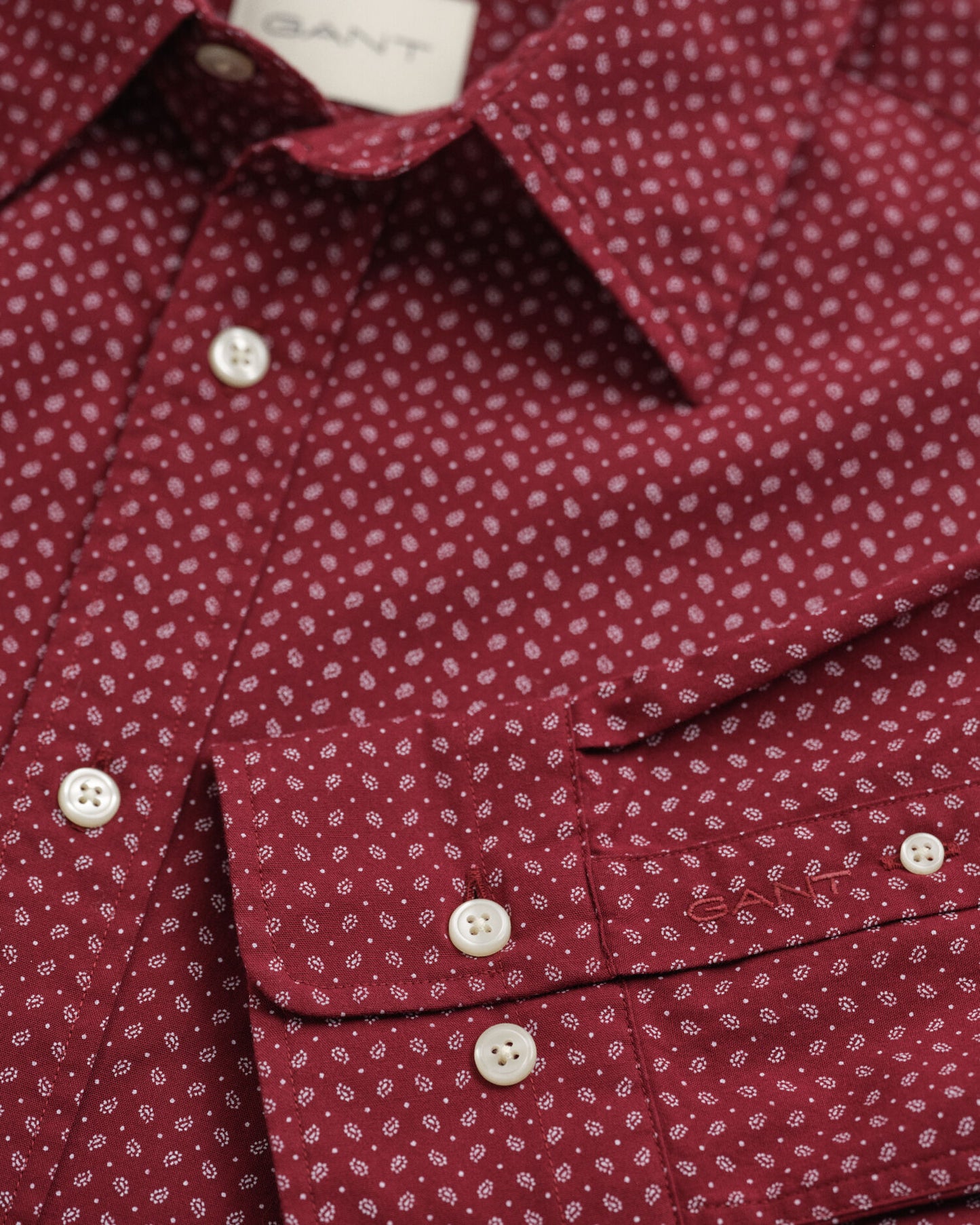Regular Fit Micro Print Shirt