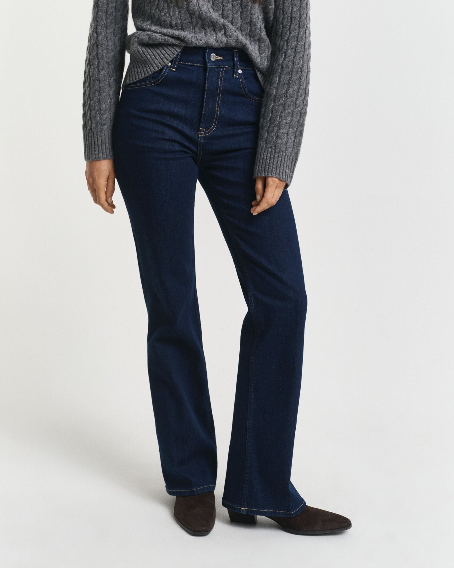 Slim Fit Flared Jeans