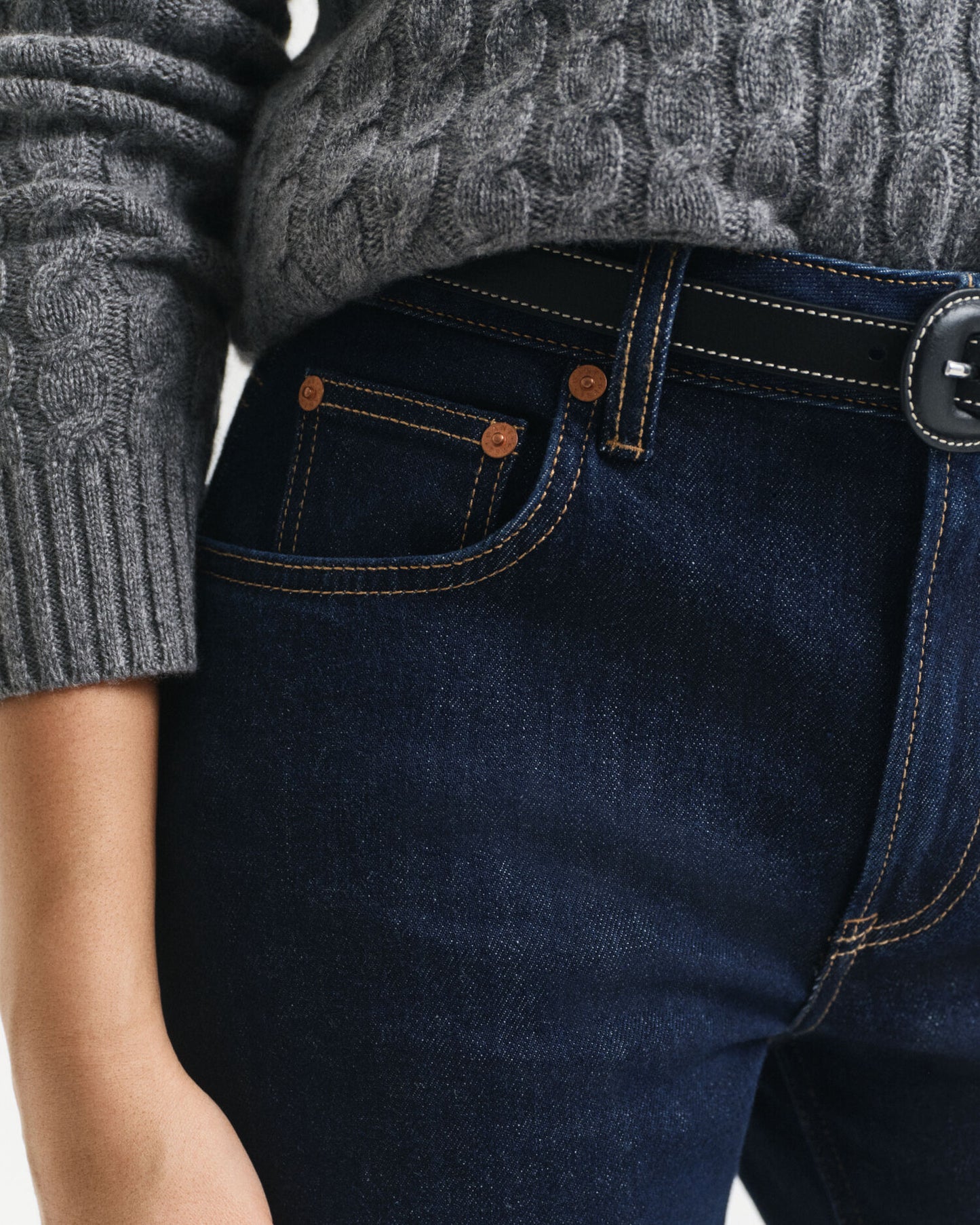 Straight Leg Stretch Jeans