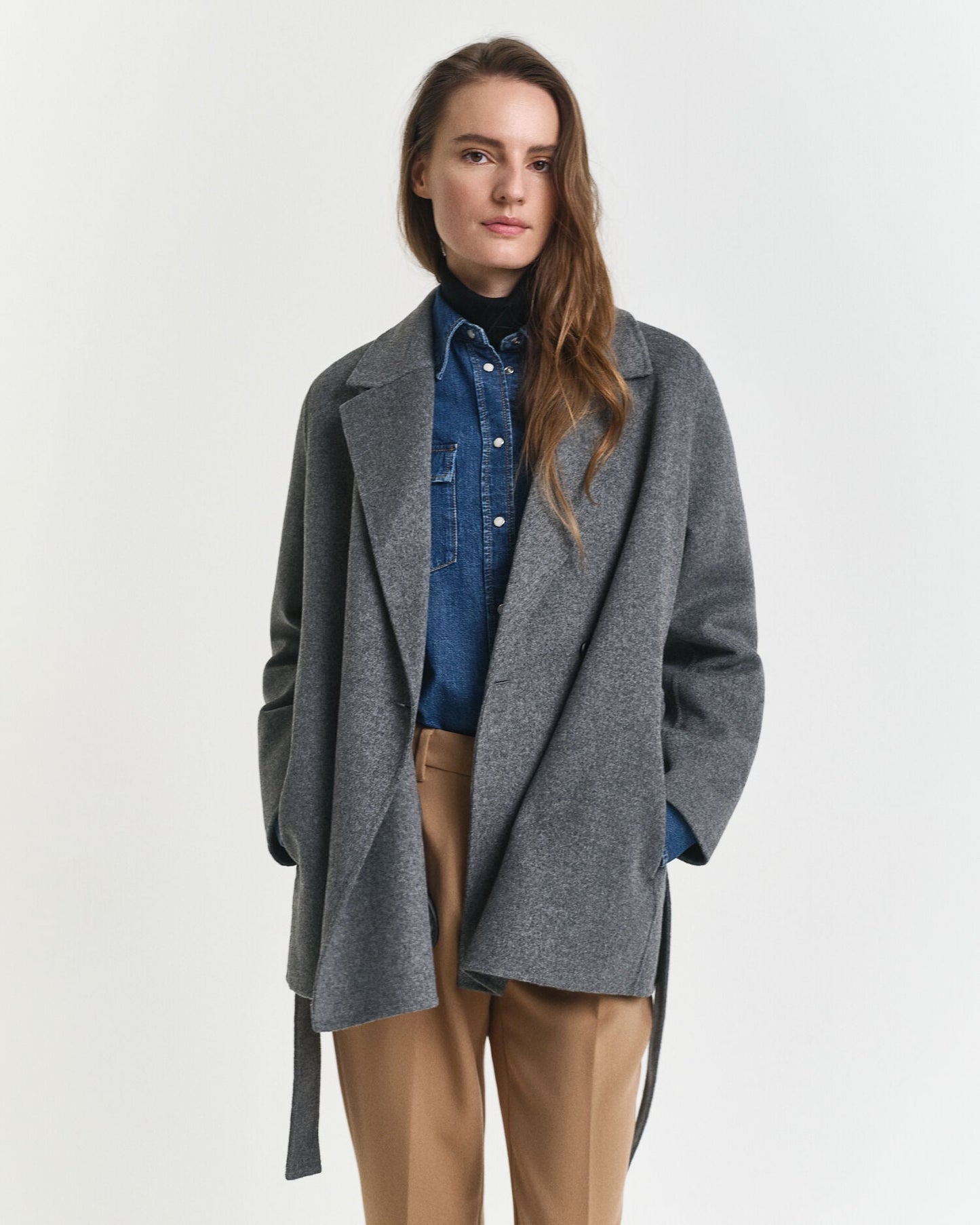 Handstitched Belted Jacket