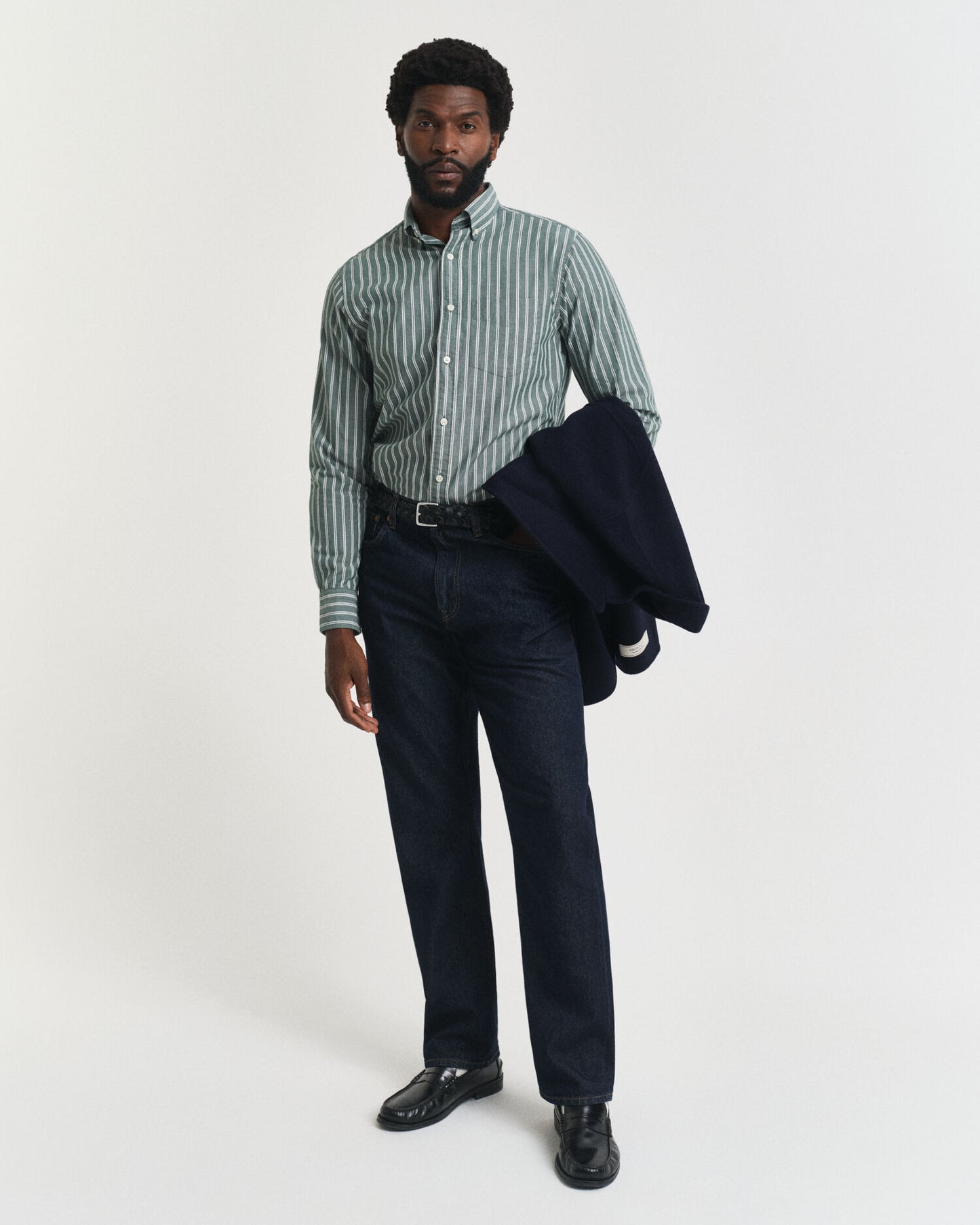 Regular Fit Striped Archive Poplin Shirt