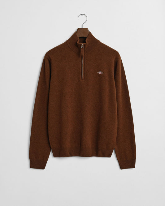 Superfine Lambswool Half-Zip Sweater